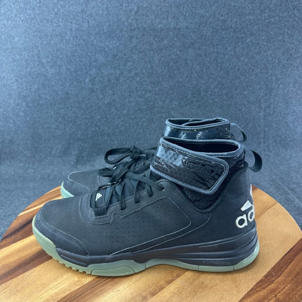 Adidas Dual Threat Basketball Shoes Mens 10 Black Silver D69585 - Picture 5 of 10
